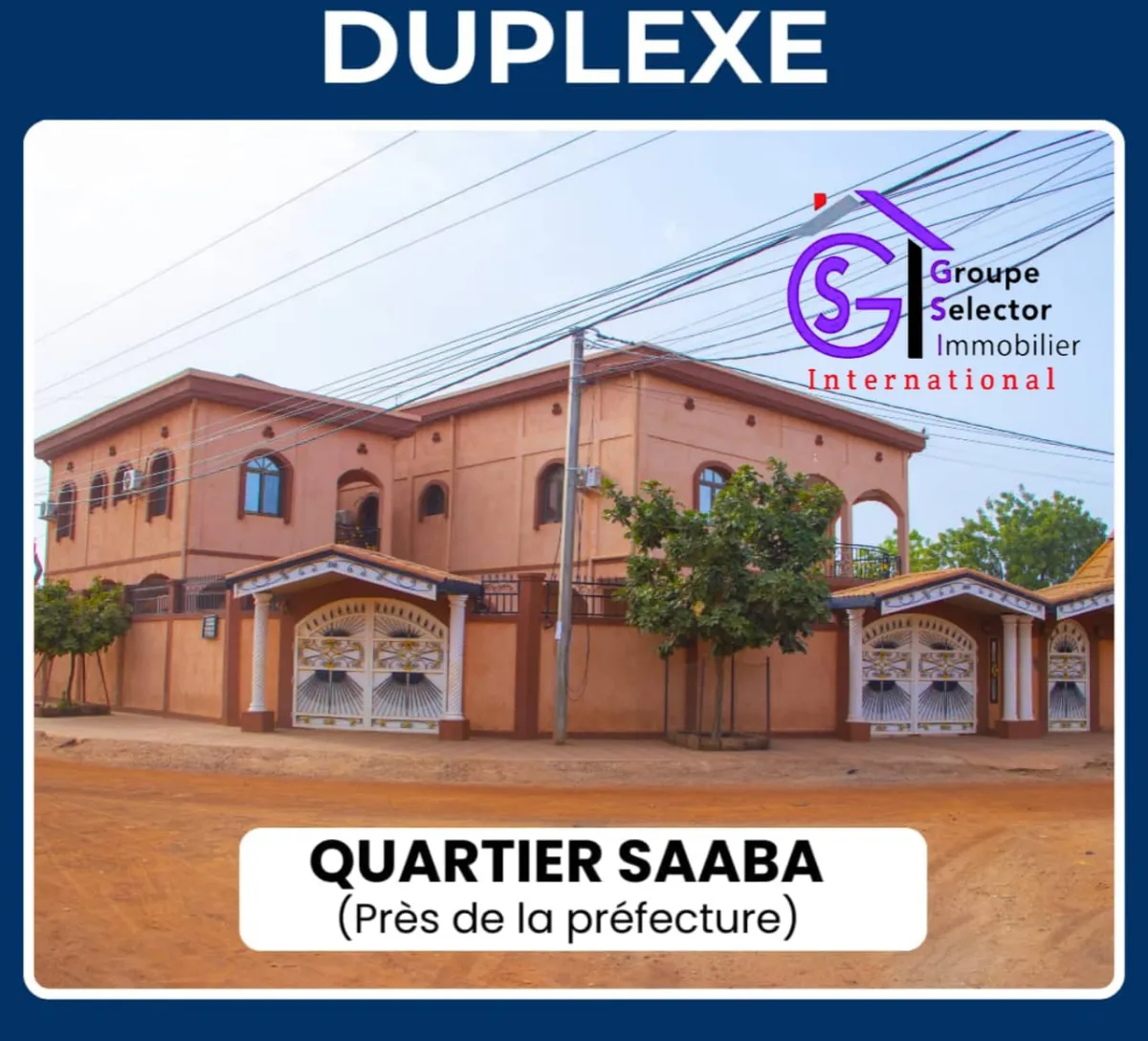 Super villa à louer/vente Saaba  - Villa non meublée à Saaba non loin de la mairie  - Groupe Selector Immobilier